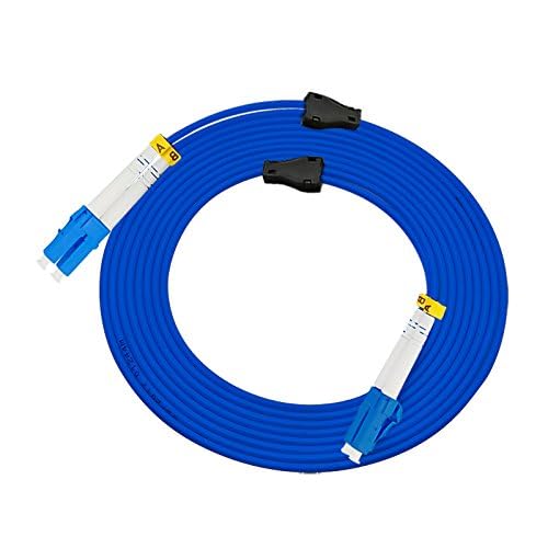 Jeirdus Jeirdus 100M LC to LC Indoor Armored Duplex SM Fiber Optic Cable Jumper Optical Patch Cord Singlemode 9/125 100Meters 328ft LC-LC - View 3 of 7