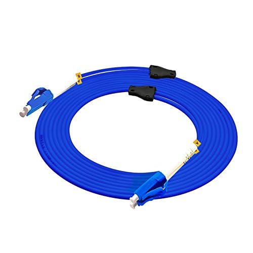 Jeirdus Jeirdus 100M LC to LC Indoor Armored Duplex SM Fiber Optic Cable Jumper Optical Patch Cord Singlemode 9/125 100Meters 328ft LC-LC - View 4 of 7