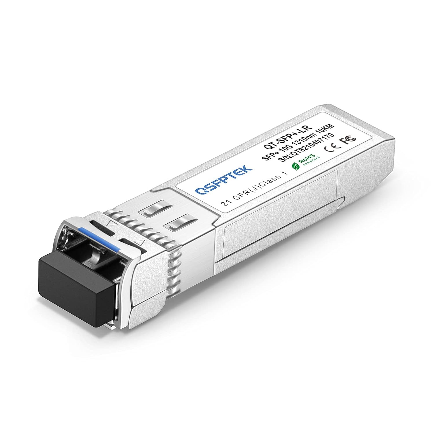 10GBASE-LR SFP Plus Transceiver 10Gb SFP Module Single Mode LC Optical Ethernet 10km DDM Compatible with Ubiquiti Mikrotik Netgear