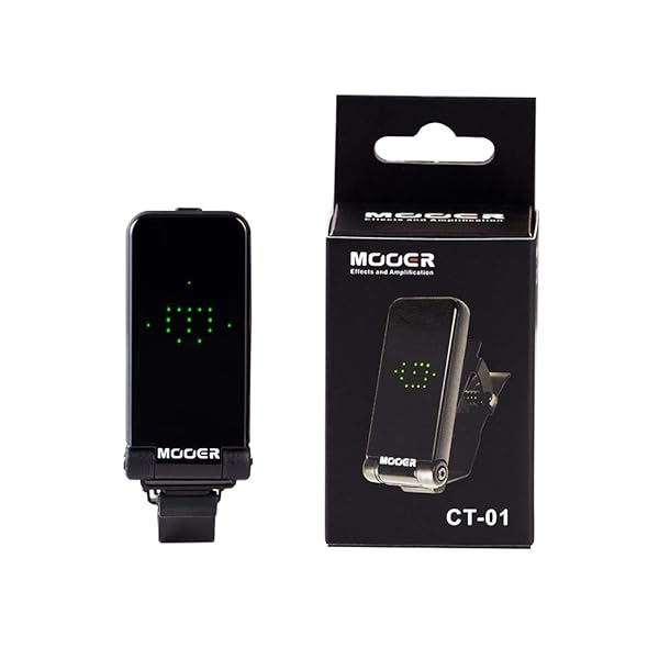 MOOER MOOER Clip on Tuner for Electric Bass Acoustic Guitar and All Instruments Chromatic Tuner - View 3 of 5