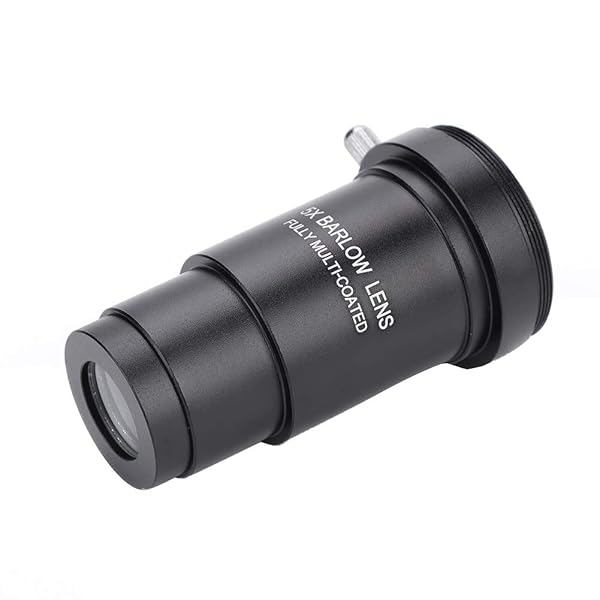 1.25 Inch Barlow Lens - 5X Magnification Multi-Coated Optical Lens for 31.7mm Telescopes