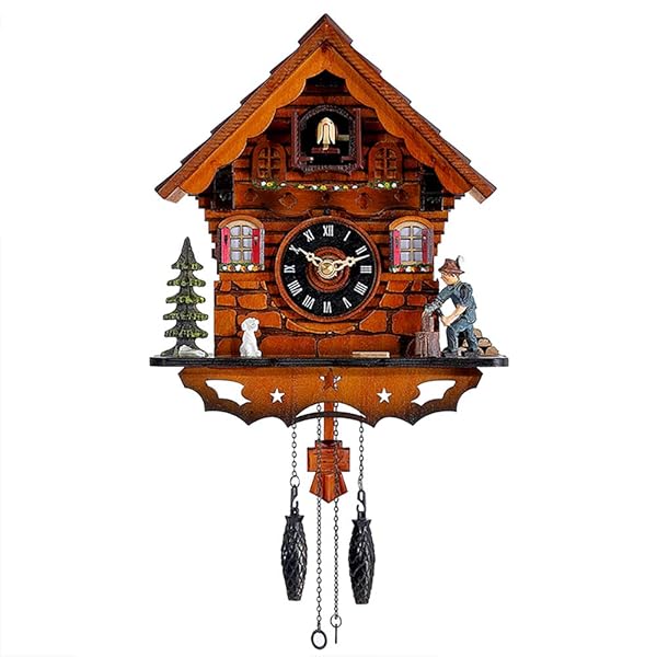 Kintrot Buy Kintrot Traditional Black Forest Cuckoo Clock - Antique Wooden Quartz Wall Clock