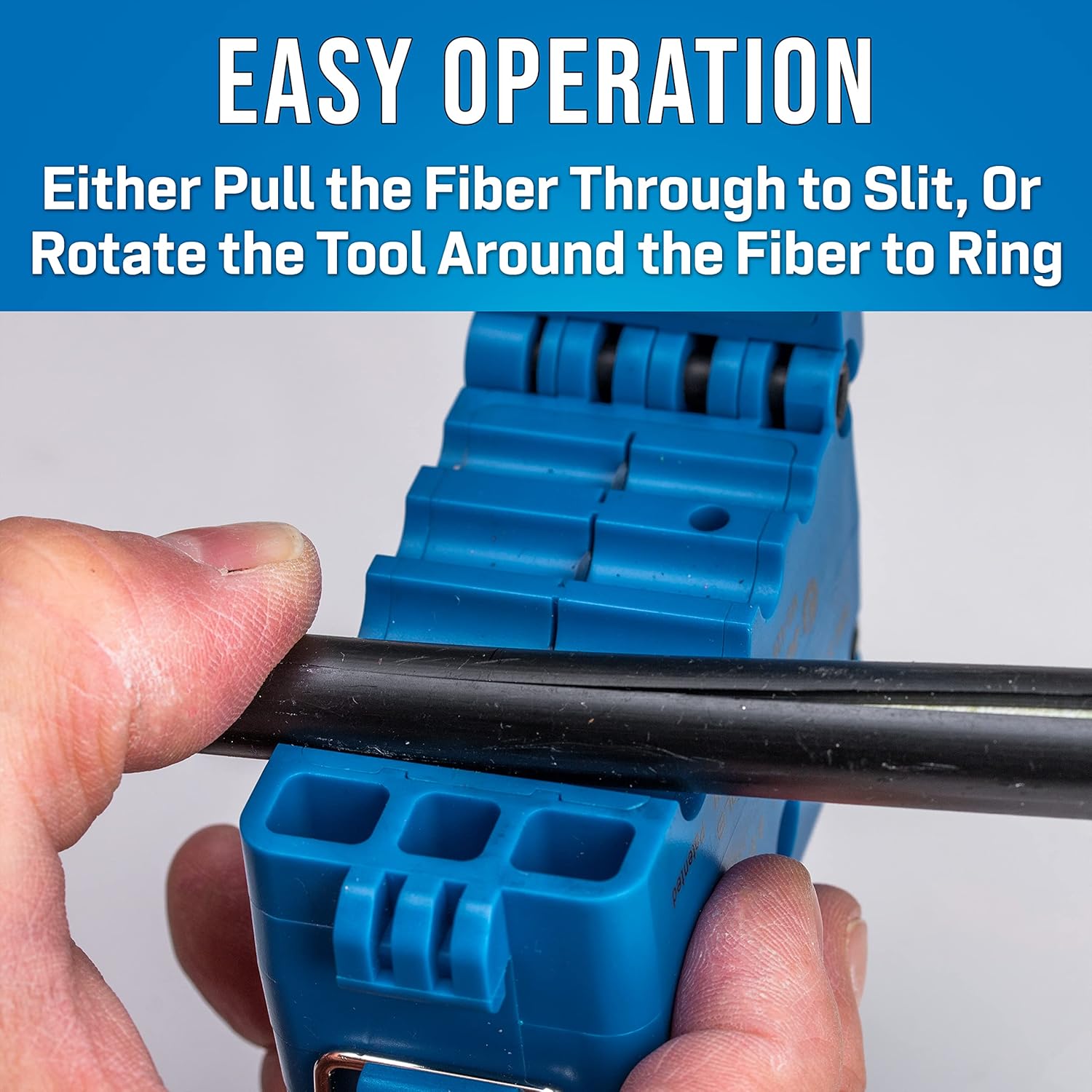 Jonard Tools Jonard Tools MS-426 Miniflex: Best Fiber Optic Cable Slit & Ring Tool (5.8mm - 12mm) for Precision Cutting - View 2 of 5