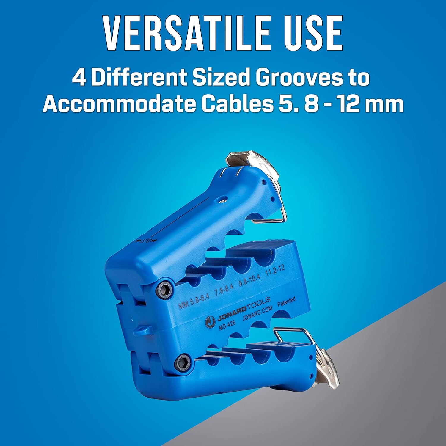 Jonard Tools Jonard Tools MS-426 Miniflex: Best Fiber Optic Cable Slit & Ring Tool (5.8mm - 12mm) for Precision Cutting - View 3 of 5