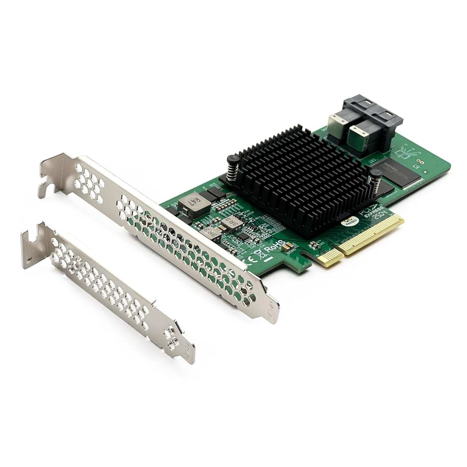 Broadcom SAS 3008 12G PCI-E HBA Controller Card - Compatible with SAS 9300-8I for High-Performance Storage