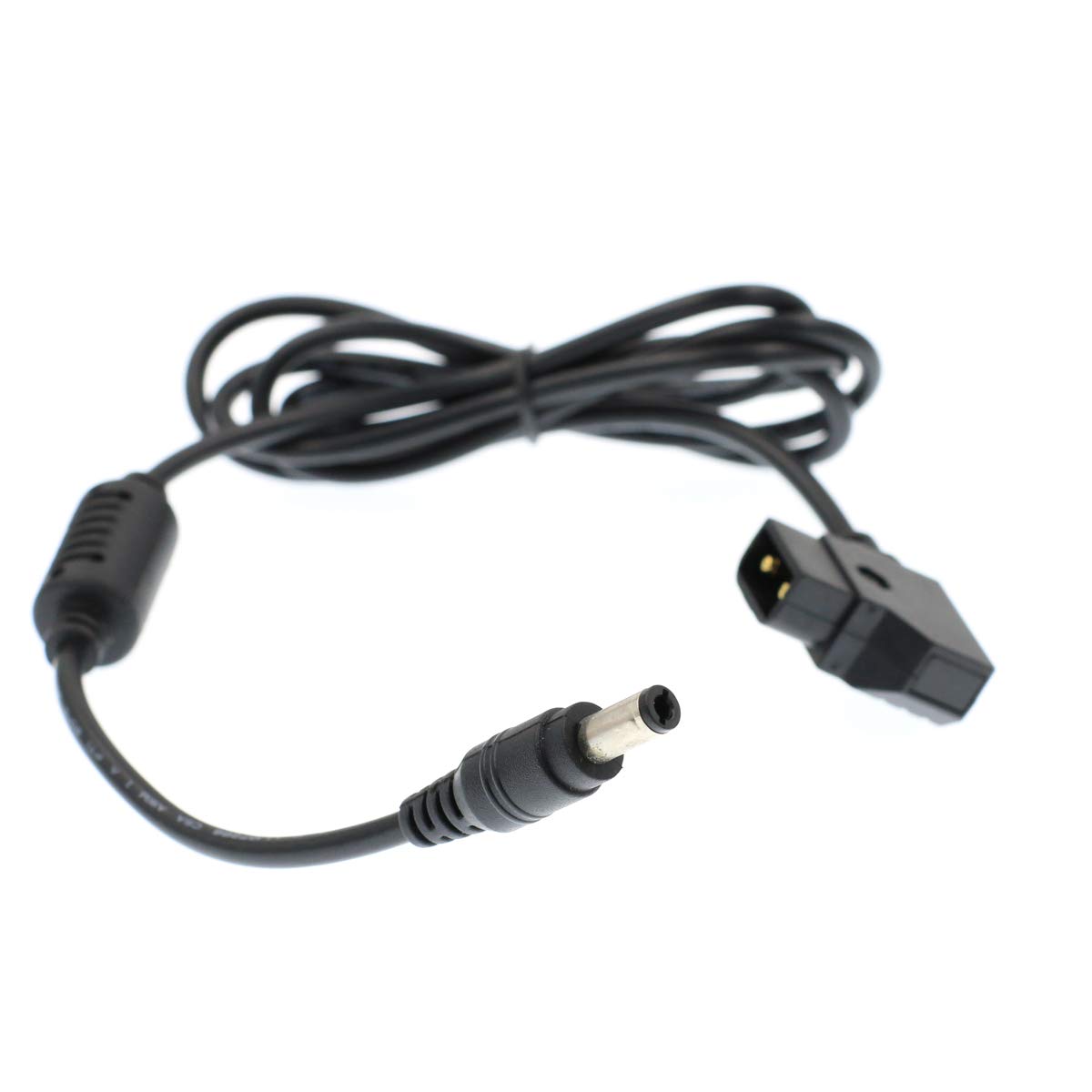 Eonvic 12V V-Mount D-Tap to 2.1x5.5mm DC Barrel Power Cable for Atomos Shogun Monitor Straight Cable