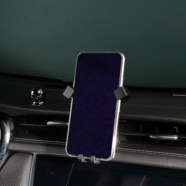 BEERTE Beerte Phone Holder for Toyota RAV4 2017 2018 Adjustable Air Vent Car Dashboard Mount Carbon Fiber Pattern for iPhone Samsung Smartphones - View 3 of 6