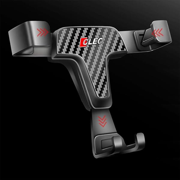 BEERTE Beerte Phone Holder for Toyota RAV4 2017 2018 Adjustable Air Vent Car Dashboard Mount Carbon Fiber Pattern for iPhone Samsung Smartphones - View 5 of 6