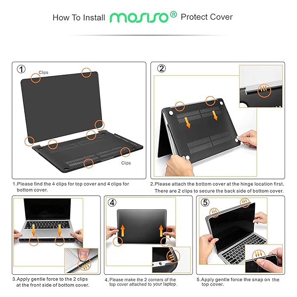 MOSISO MOSISO Rose Quartz MacBook Pro 13 Inch Case 2016 2017 2018 2019 A2159 A1989 A1706 A1708 with Sleeve Bag Keyboard Skin Webcam Cover Screen Protector - View 4 of 10