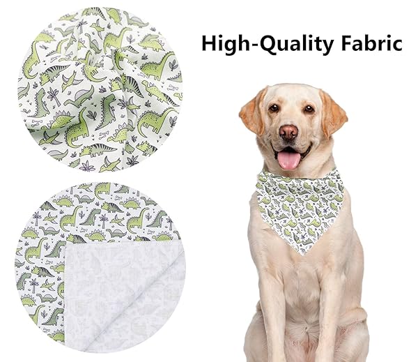 Aring pet ARING PET Cotton Dog and Cat Bandanas Triangle Bibs Scarf for Small to Large Pets - View 2 of 7