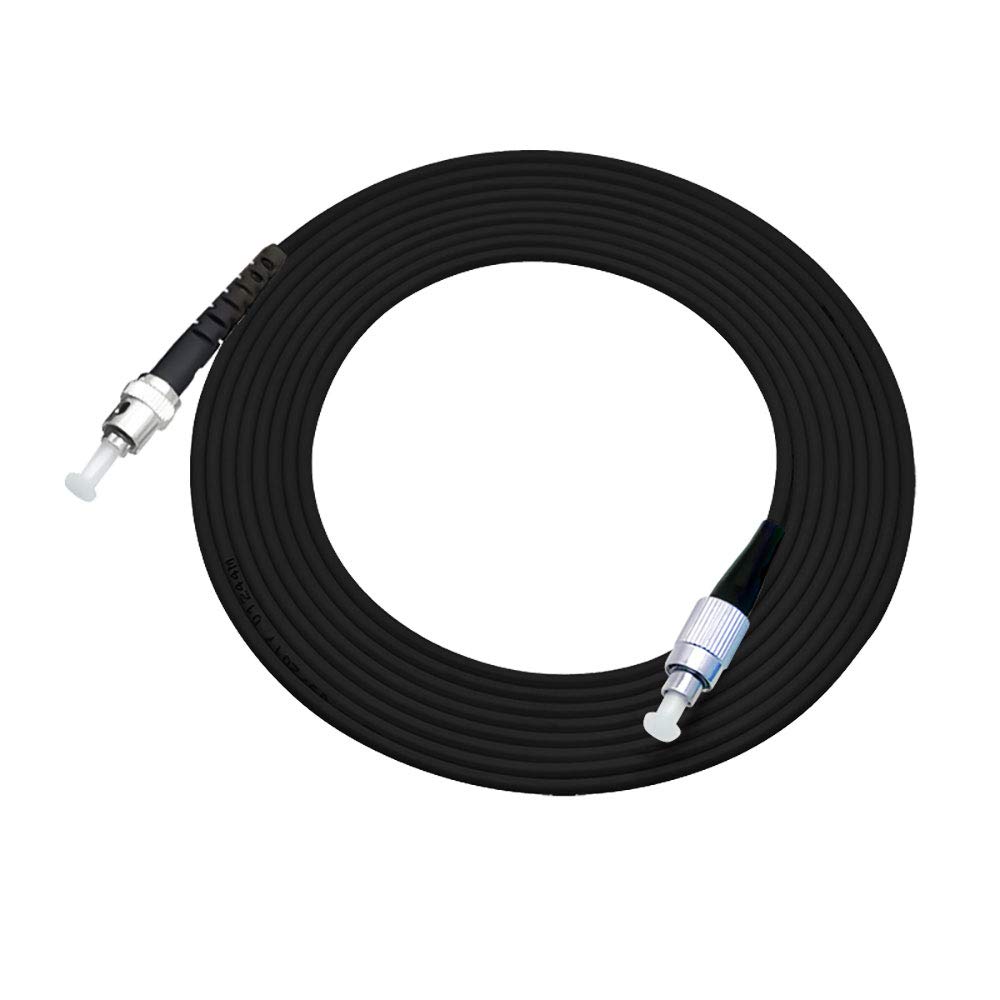 Jeirdus Jeirdus 20M FC to ST Outdoor Fiber Optic Cable Jumper - Simplex 9/125 SM Patch Cord, 65ft Singlemode - View 3 of 9