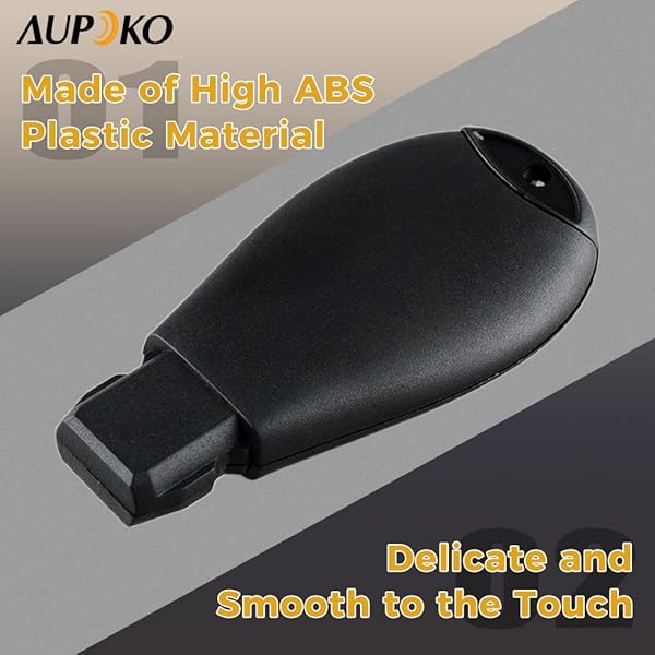 Aupoko Aupoko GQ4-53T Keyless Entry Remote Key Fob for Dodge Ram 1500 2500 3500 with 3 Buttons Smart Key Compatibility - View 5 of 8