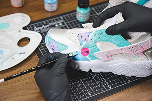 Angelus Angelus Acrylic Paint Set: 4 oz Black, White & Fire Red Trio for Vibrant Art Projects - View 6 of 6