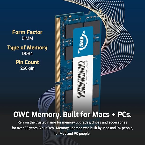 OWC OWC 64GB 2400MHz DDR4 SO-DIMM Memory Module for Mac Mini Late 2018 2 x 32GB CL17 PC4-19200 Upgrade - View 4 of 9