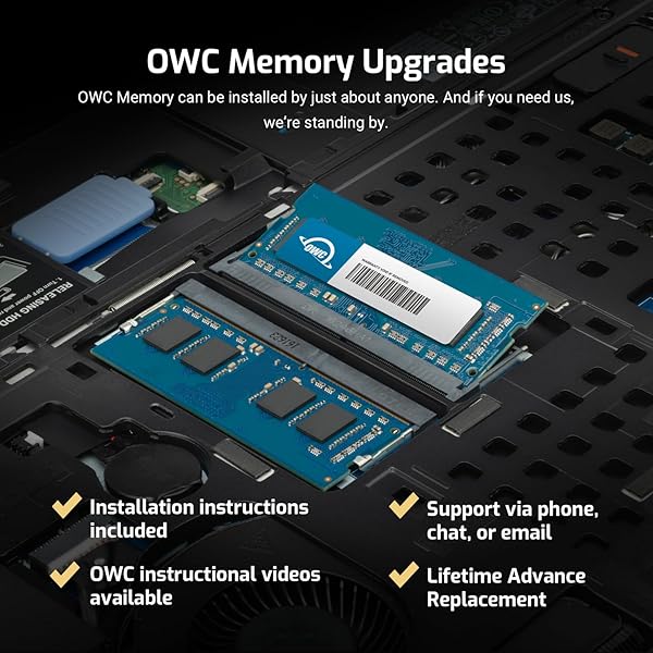 OWC OWC 64GB 2400MHz DDR4 SO-DIMM Memory Module for Mac Mini Late 2018 2 x 32GB CL17 PC4-19200 Upgrade - View 5 of 9