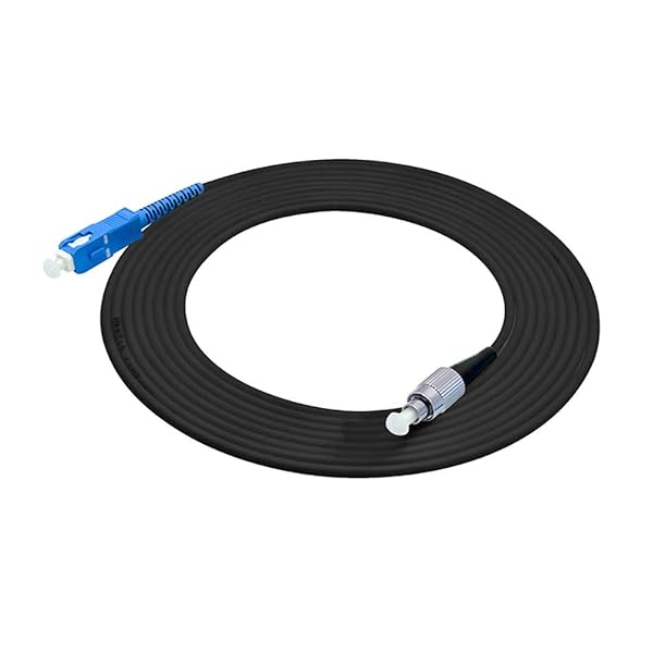 Jeirdus Jeirdus 300M SC to FC Outdoor Armored Simplex 9/125 SM Fiber Optic Cable Jumper Optical Patch Cord Singlemode 300Meters 985ft SC-FC - View 4 of 5