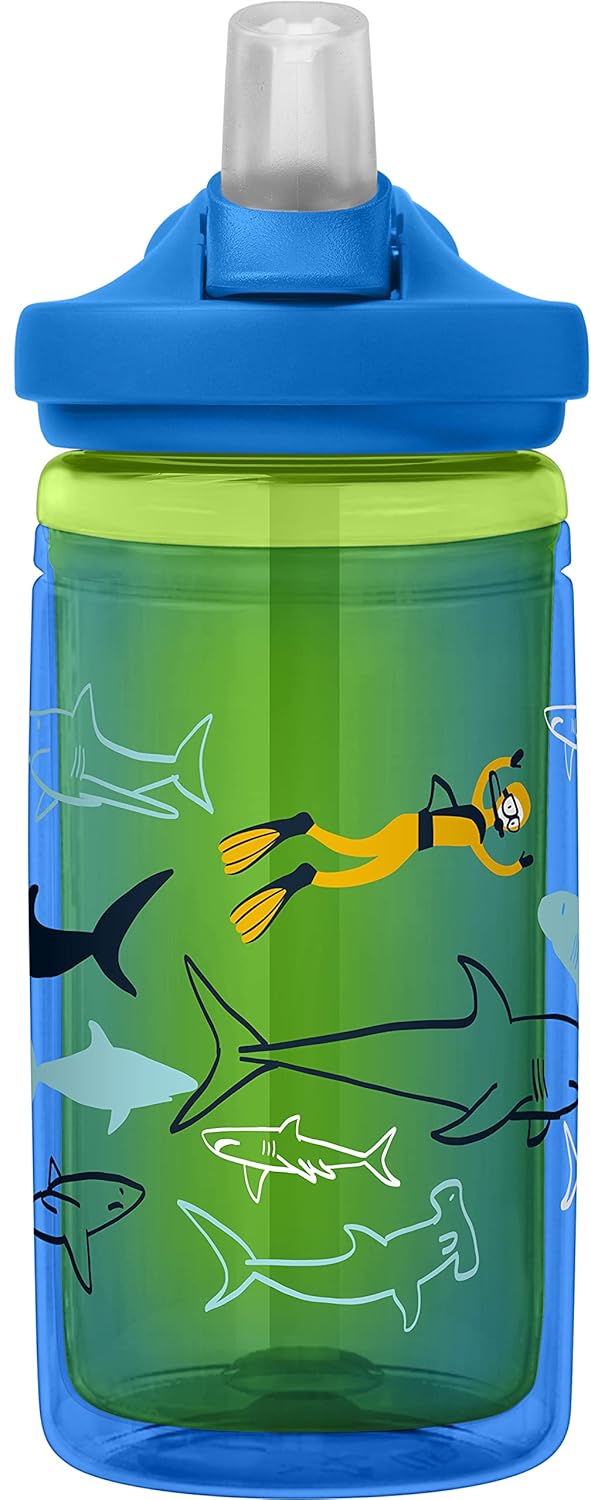 CamelBak Buy CamelBak eddy+ Kids Insulated BPA-Free Bottle 14oz - Scuba Sharks Design - View 2 of 9