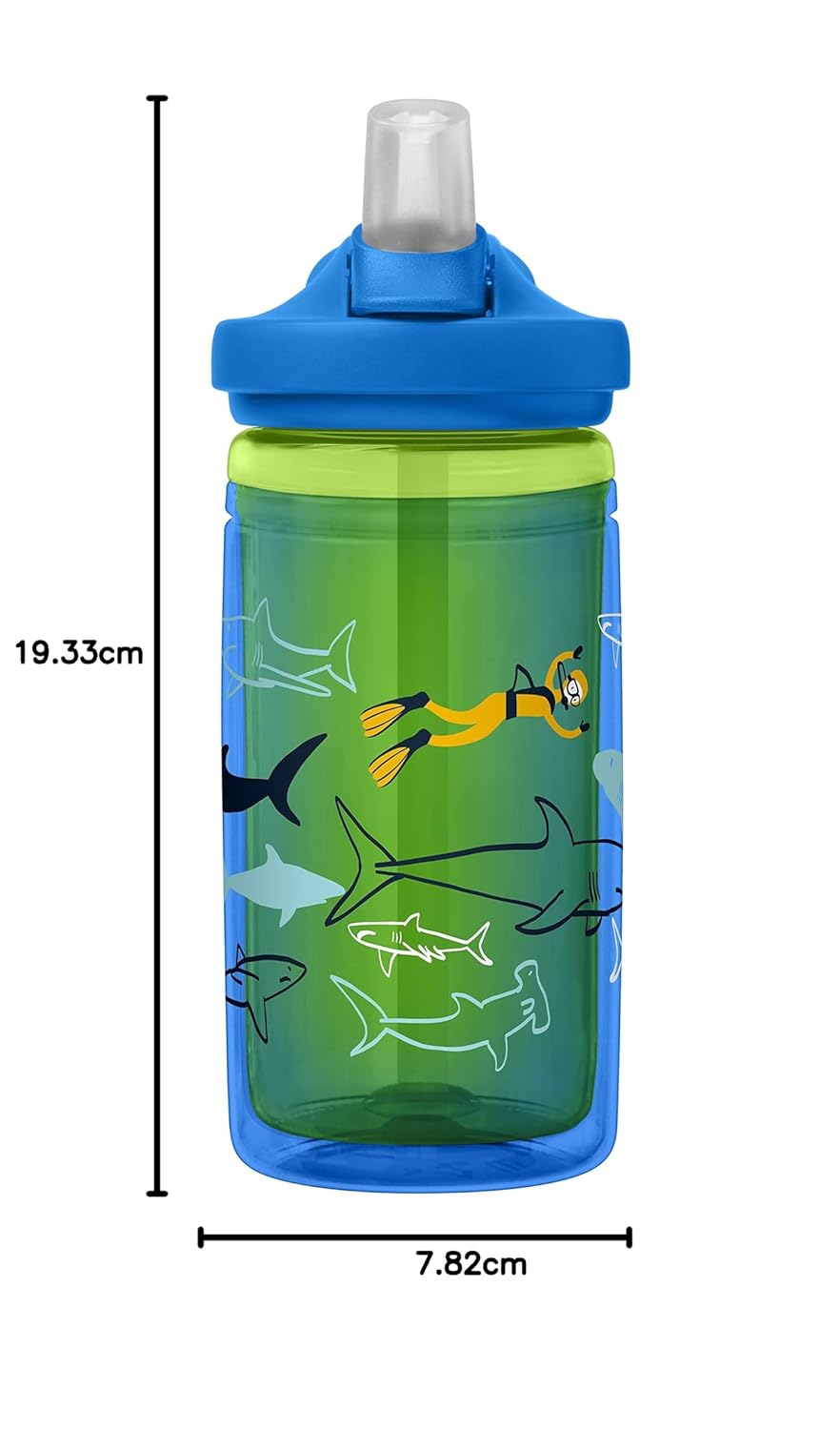 CamelBak Buy CamelBak eddy+ Kids Insulated BPA-Free Bottle 14oz - Scuba Sharks Design - View 9 of 9