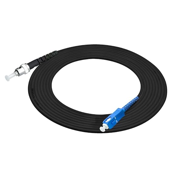 Jeirdus Jeirdus 15M SC to ST Outdoor Armored Fiber Optic Cable Jumper - Singlemode 9/125 SM Patch Cord (49ft) - View 5 of 6