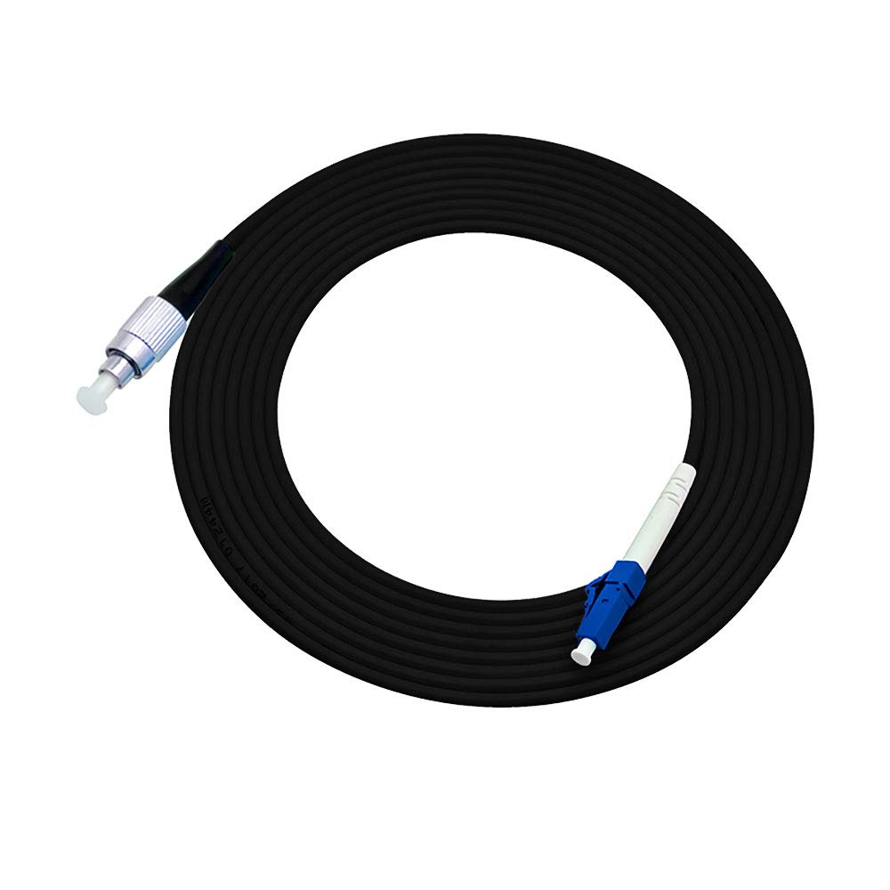 Jeirdus Jeirdus 150M LC to LC Outdoor Armored Simplex 9/125 SM Fiber Optic Cable Jumper - High-Quality 492ft Optical Patch Cord - View 3 of 9