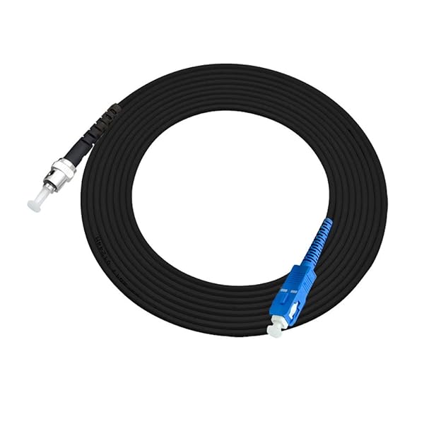 Jeirdus Jeirdus 20M SC to ST Outdoor Armored Simplex 9/125 SM Fiber Optic Cable Jumper Optical Patch Cord Singlemode 20Meters 65ft SC-ST - View 3 of 5