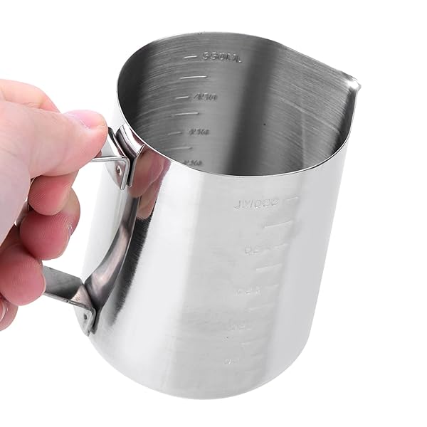 Hztyyier Top-Grade Stainless Steel Candle Making Pouring Pot - 550ml Wax Melting Pitcher for DIY Crafts
