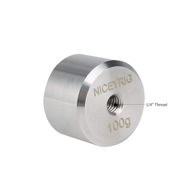 NICEYRIG Enhance Stability with NICEYRIG 3.5 OZ Gimbal Counterweight for DJI RS2/RSC2 & Zhiyun Weebill - Perfect Fit! - View 7 of 7