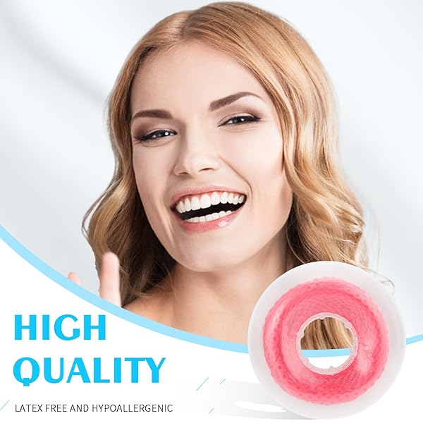 ANNWAH ANNWAH Colorful Orthodontic Braces Rubber Chains for Effective Dental Treatment Long Red Power Chains - View 4 of 6
