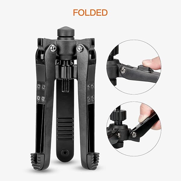 koolehaoda "Koolehaoda Mini Tripod: Universal 3-Leg Monopod Base Stand with 3/8" Screw for Ballheads - KM3 Review & Features" - View 4 of 8