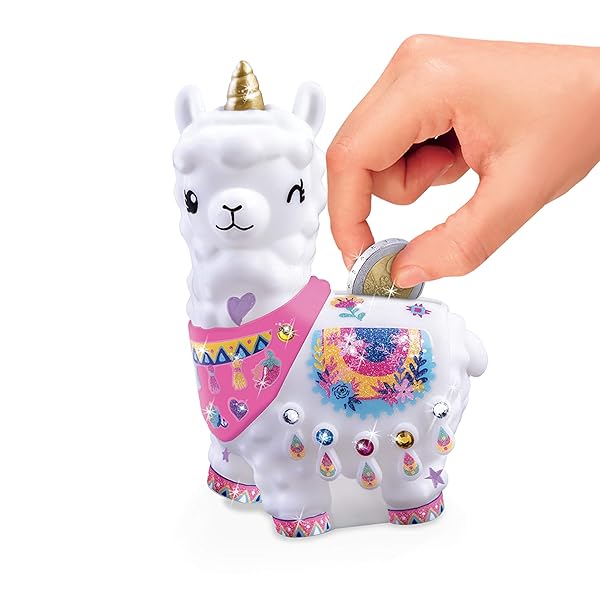 License To Play Canal Style 4 Ever Deco Llama Bank Unique Decorative Savings Bank for Home and Office Use - View 8 of 9