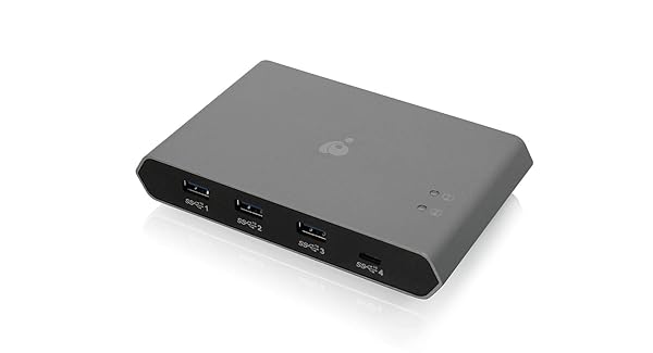 IOGEAR IOGEAR USB-C 2 Port Switch for Easy File Transfer Between PC and Mac with Remote Switch Method and 85W Pass Through Power - View 3 of 7