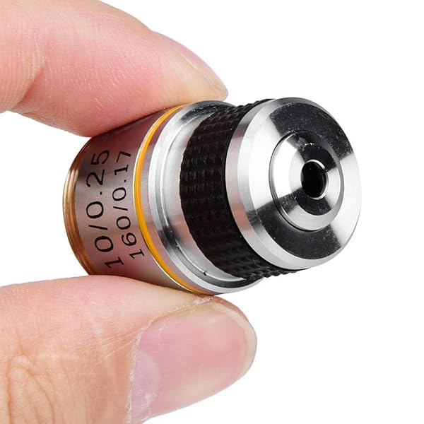 Acogedor 10X Achromatic Microscope Objective Lens - 160/0.17 for Biological Microscopes - View 2 of 9