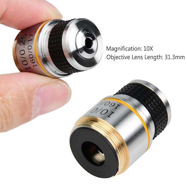 Acogedor 10X Achromatic Microscope Objective Lens - 160/0.17 for Biological Microscopes - View 5 of 9