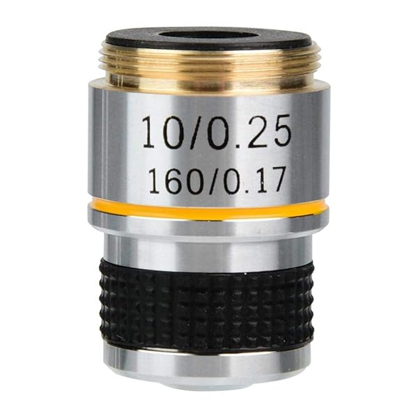 Acogedor 10X Achromatic Microscope Objective Lens - 160/0.17 for Biological Microscopes