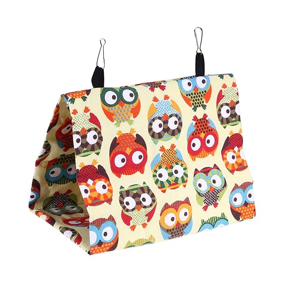 POPETPOP POPETPOP Bird Bed: Cozy Snuggle Hut & Hammock for Parrots, Budgies, Cockatiels & More - Perfect Cage Nesting Solution! - View 2 of 9