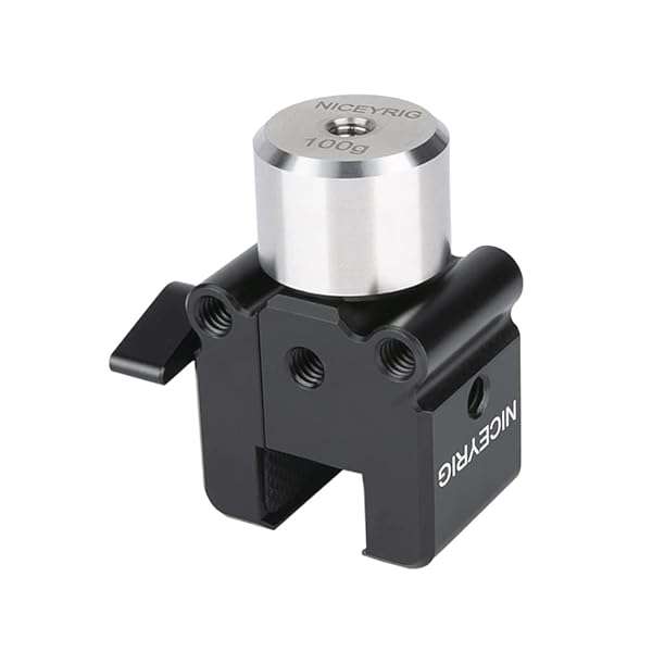NICEYRIG Enhance Stability: NICEYRIG Gimbal Counterweight Clamp Kit for DJI RS Series & Zhiyun Weebill - 3.5 OZ Weight Included - View 5 of 9