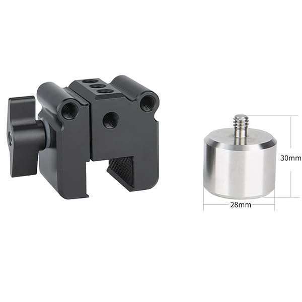 NICEYRIG Enhance Stability: NICEYRIG Gimbal Counterweight Clamp Kit for DJI RS Series & Zhiyun Weebill - 3.5 OZ Weight Included - View 8 of 9