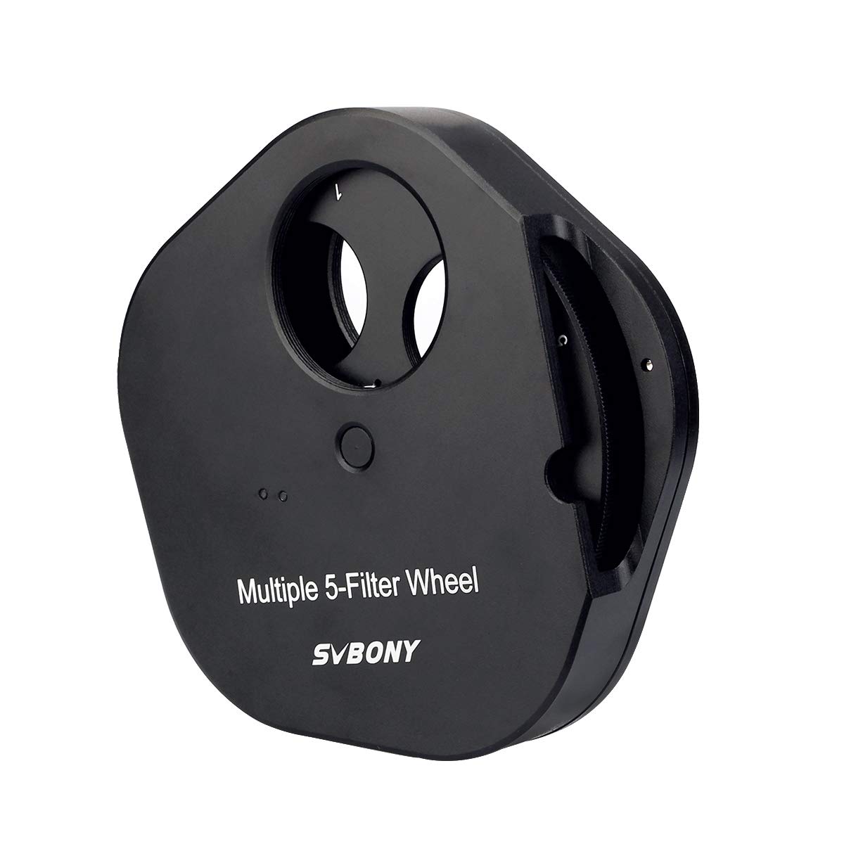SVBONY SV133 5 Position Filter Wheel for Telescope with 1.25 Inch Eyepiece Adaptor T2 Camera Adaptor and Locking Ring