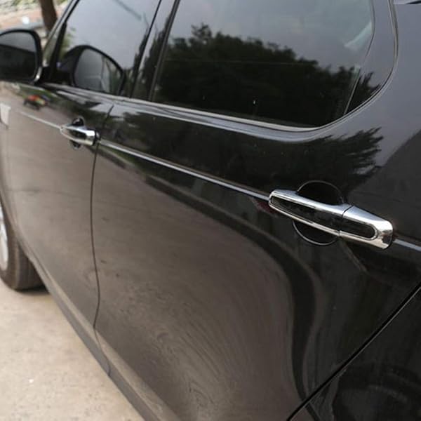 Akozon Akozon 8Pcs Exterior Door Handle Cover Trim for Range Rover Sport Evoque Discovery 5 Car Accessories - View 3 of 7
