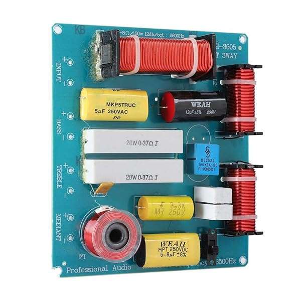 Zerone Zerone WEAH-3505 300W Speaker Crossover Filters - Adjustable Treble & Bass for Superior Audio Quality - View 3 of 10