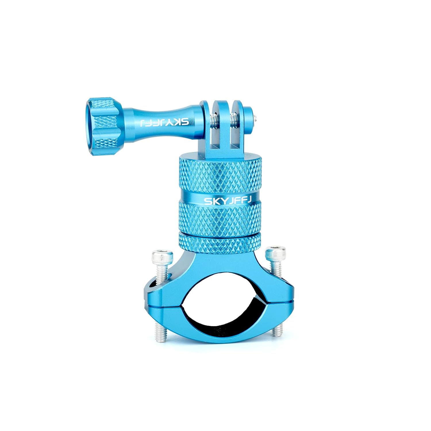 SKYJFFJ SKYJFFJ Mountain Bike Camera Handlebar Mount for GoPro Hero 8 9 10 11 12 and Action Cameras 360 Degree Rotation Aluminum Rack Holder Red - View 8 of 8