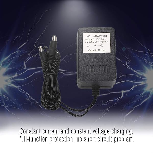 Zopsc 3-in-1 Portable ABS Power Adapter for NES/SNES/Genesis - 100-240V Replacement Supply - View 3 of 8