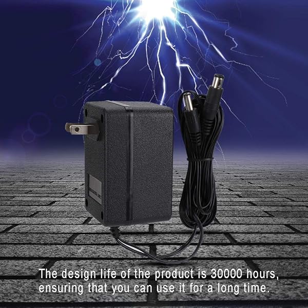 Zopsc 3-in-1 Portable ABS Power Adapter for NES/SNES/Genesis - 100-240V Replacement Supply - View 4 of 8