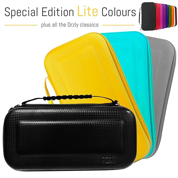 Orzly Portable Pink Carry Case for Nintendo Switch Lite - Travel Storage for Games & Accessories - View 8 of 8