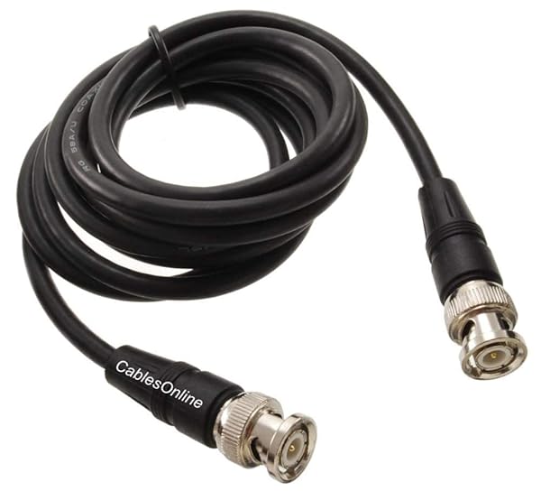 Buy RG58A/U 50-Ohm Coaxial Cable with BNC Male Connectors - 6ft Quality Antenna/Network Cable at CablesOnline
