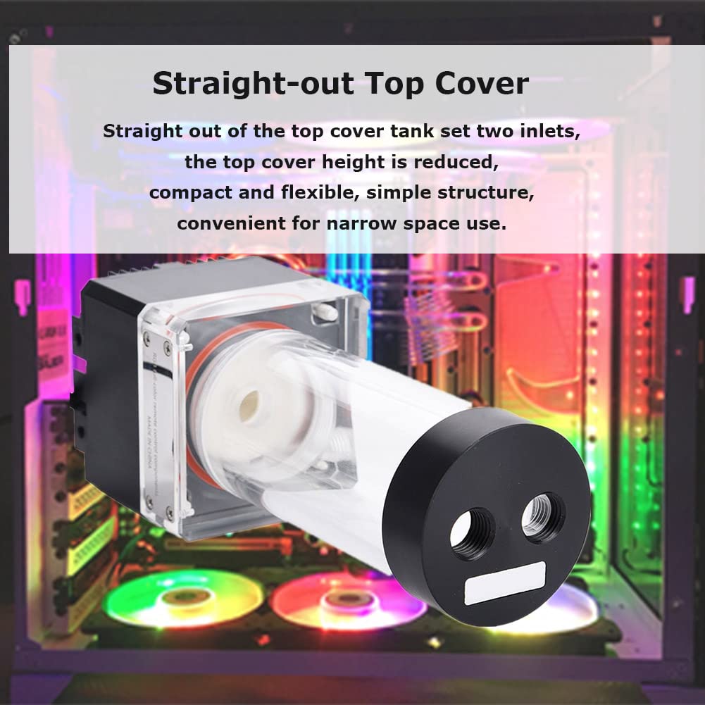 Diyeeni 8W 7V CPU Water Cooling Pump Reservoir DIY Set 800L/H 4m Combo G 1/4 Thread Port PC Cooling System Heat Exchanger Tool with Install - View 3 of 9