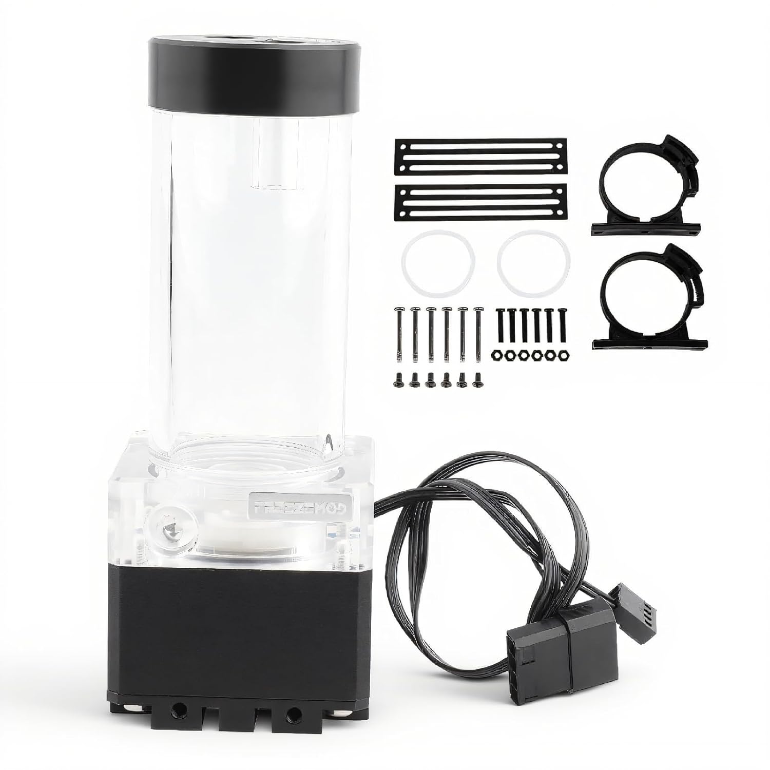 8W 7V CPU Water Cooling Pump Reservoir DIY Set 800L/H 4m Combo G 1/4 Thread Port PC Cooling System Heat Exchanger Tool with Install