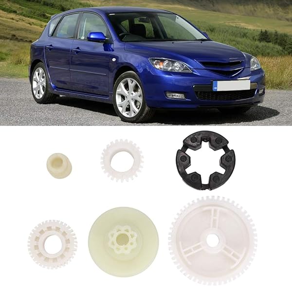 Aramox Aramox Car Window Motor Gear Replacement Kit for Mazda 3 & CX-7 | 6 Pcs Set (2007-2012) - View 6 of 7