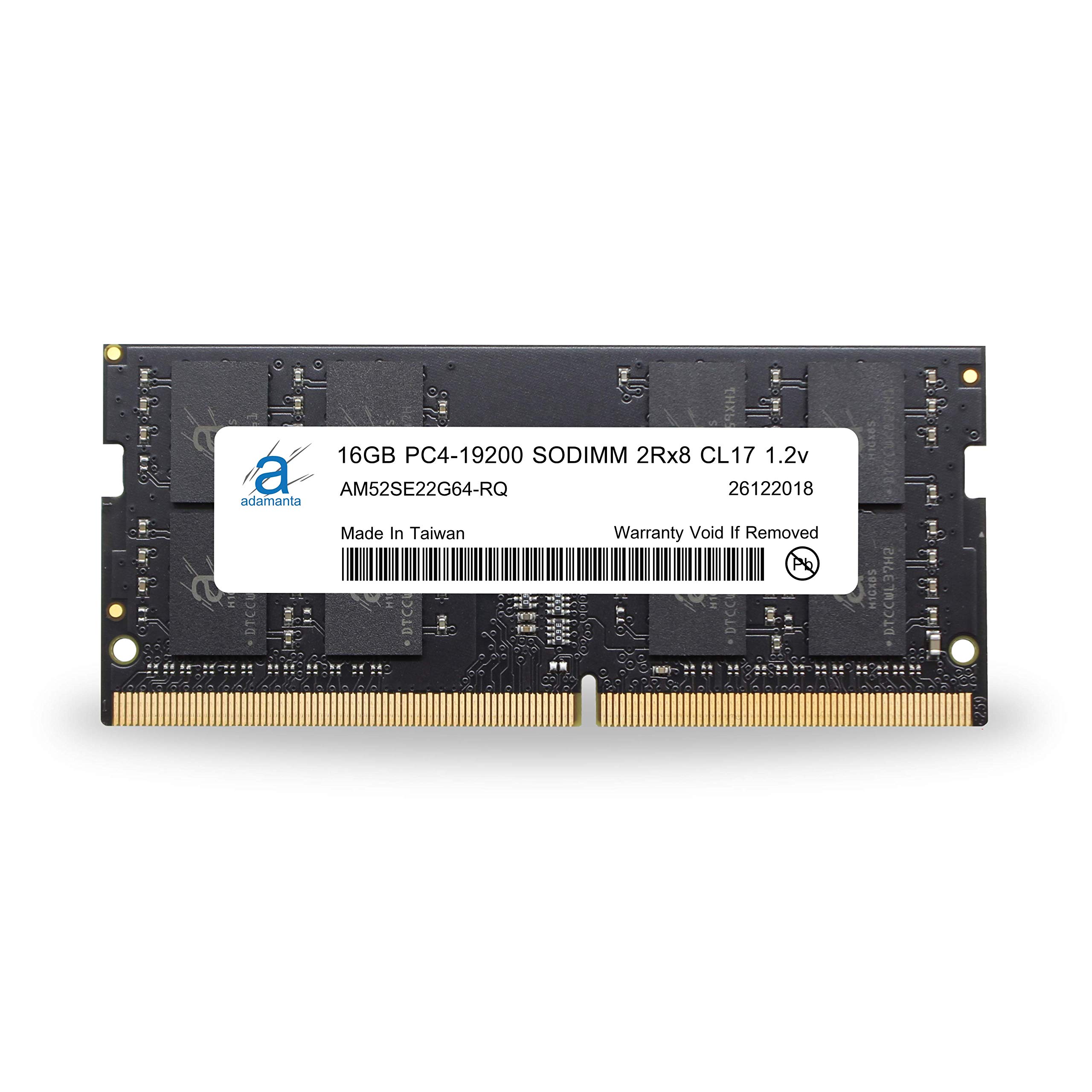Adamanta Upgrade Your HP 17 Laptop with Adamanta 16GB DDR4 2400MHz RAM - Compatible SODIMM Memory for Enhanced Performance