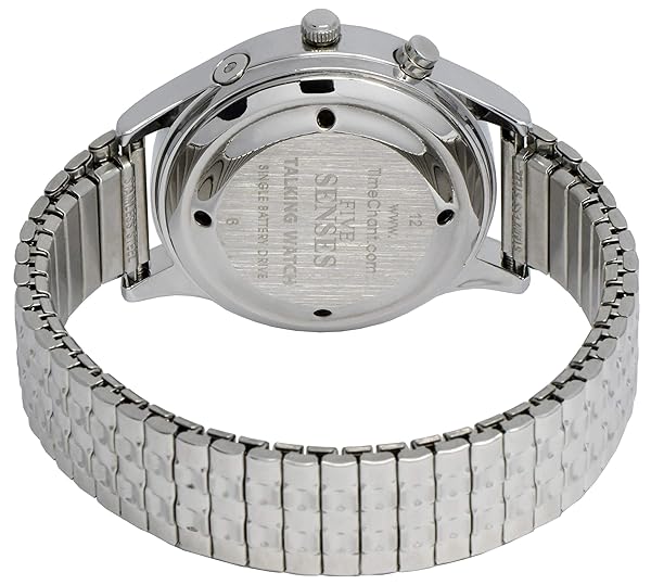 Timechant TimeChant 20mm Stainless Steel Stretch Watch Band Radial Expansion No Buckle Sleek Metal Finish for Stylish Timepieces - View 5 of 5